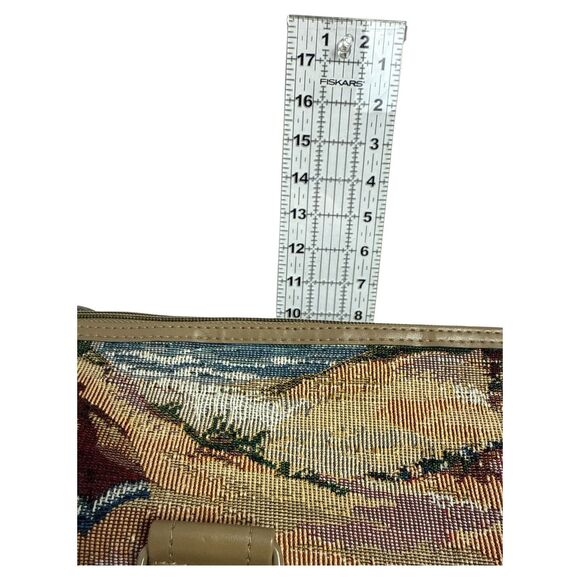 Vintage Pioneer Express Tapestry Beach Scene Carry-On Bag Duffle Weekender Trave - Picture 6 of 10